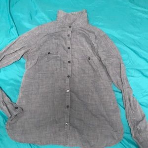 Maurices grey button up
